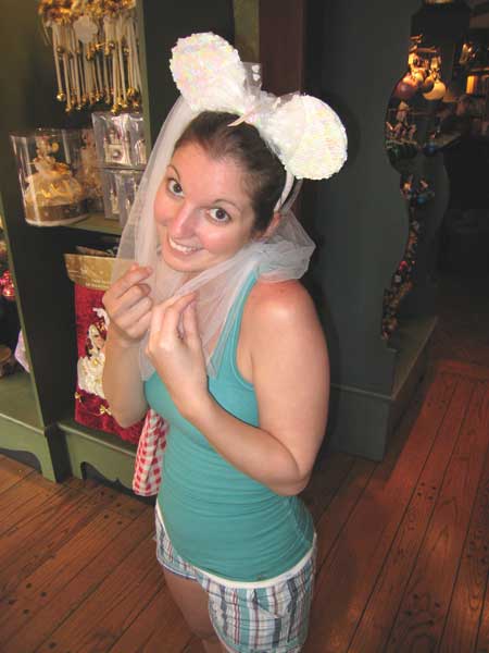 Megan with Wedding Ears!!! Megan with Wedding Ears!!!